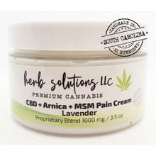 Load image into Gallery viewer, 1000mg lavender scent pain cream