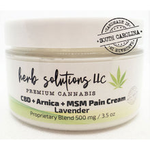 Load image into Gallery viewer, 500mg Lavender scent pain cream