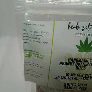 CBD dog treats sample bag