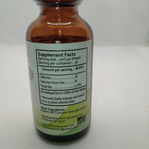 THC free Broad Spectrum CBD 2000mg. Whole plant minus (-) THC leaving behind additional terpenes, flavonoids and other beneficial cannabinoils from the stem and leaves.